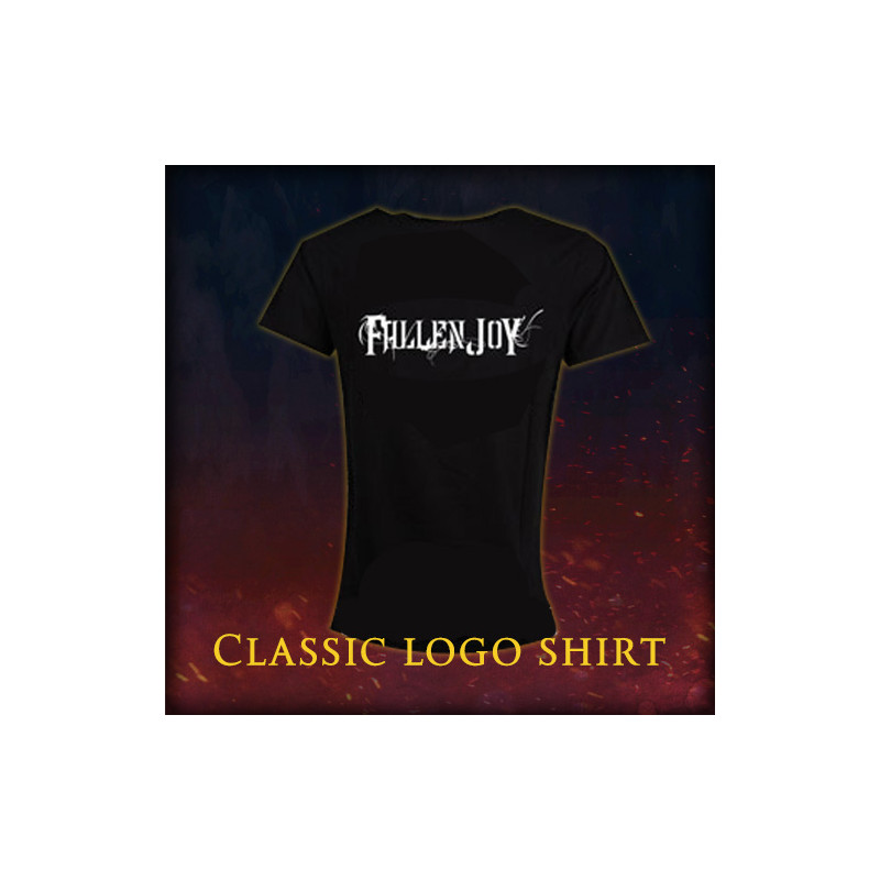 T-shirt Fallen Joy Classic Logo Noir