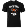 T-shirt Sleazy Town Midnight Fight Noir
