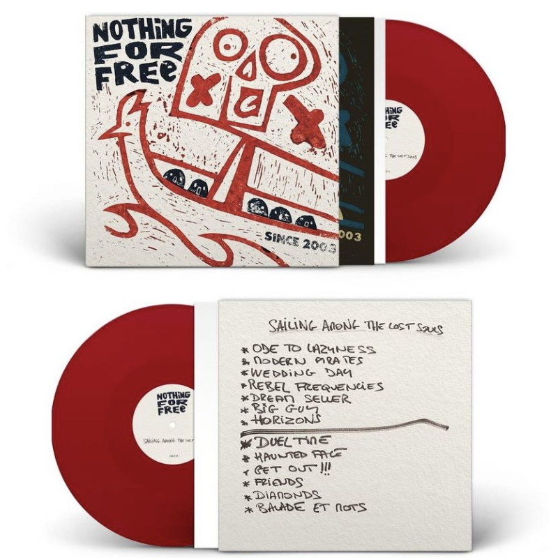 Vinyle Nothing For Free Sailing among the lost souls Rouge