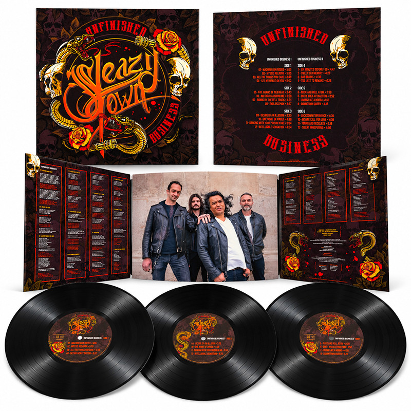 Vinyle Sleazy Town Unfinished Business Noir